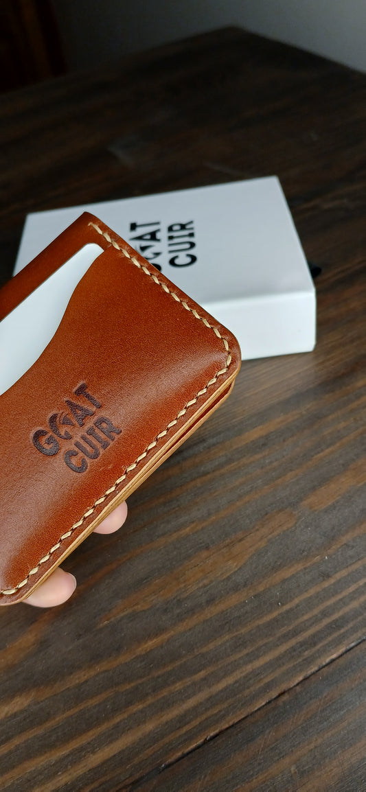 Portefeuille porte-cartes en cuir