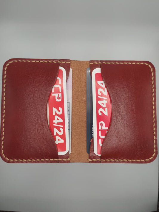 Portefeuille porte-cartes en cuir