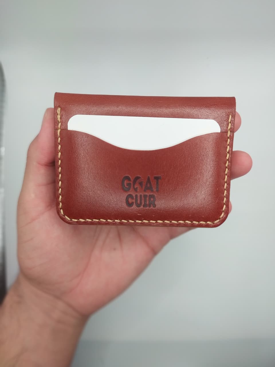 Portefeuille porte-cartes en cuir